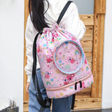 Kids Swimming Backpack Waterproof Cartoon Sports Bag Large Capacity