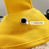 Child Waistbag Bear Banana Bag Small Adjustable Pure Colour Shoulder Chest Bag