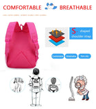 Kids Cartoons Lion Backpack Lightweight School Bag Boys Girls Animal Bolsas
