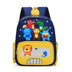 Kids Cartoons Lion Backpack Lightweight School Bag Boys Girls Animal Bolsas