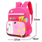 Kids Backpack for Kindergarten School Boys Girls, Cartoon Baby Bookbag
