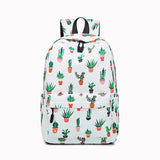 Printed Nylon Kids School Backpack - Large Capacity