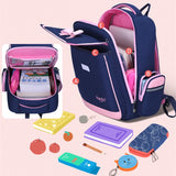 Girls Backpack Lovely Students Princess Book Bag Big Capacity Schoolbag