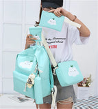 Kids School Bags Backpack Cloud Cartoon Set Schoolbag