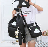 Kids School Bags Backpack Cloud Cartoon Set Schoolbag