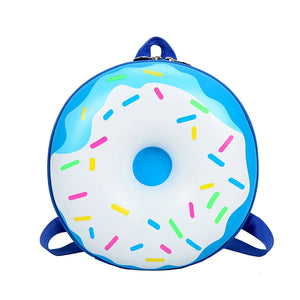 Children Backpack Rainbow Donut School Bag Kindergarten Casual Bookbag