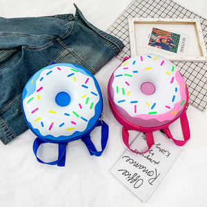 Children Backpack Rainbow Donut School Bag Kindergarten Casual Bookbag