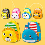 Children Backpack High Cartoon Animal School Bag Neoprene