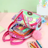 Transparent PVC Kids Backpack School Bag Kindergarden