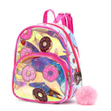 Transparent PVC Kids Backpack School Bag Kindergarden