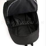 Anime Luminous DJ marshmello Backpack Kids Waterproof Bag USB Charging SchoolBag