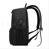 Anime Luminous DJ marshmello Backpack Kids Waterproof Bag USB Charging SchoolBag