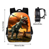Kids Backpacks Cartoon Animals Lightweight School Bags Zipper Shoulder Bag