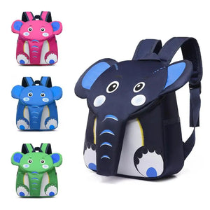3D Cartoon Animal Elephant Kids Backpack