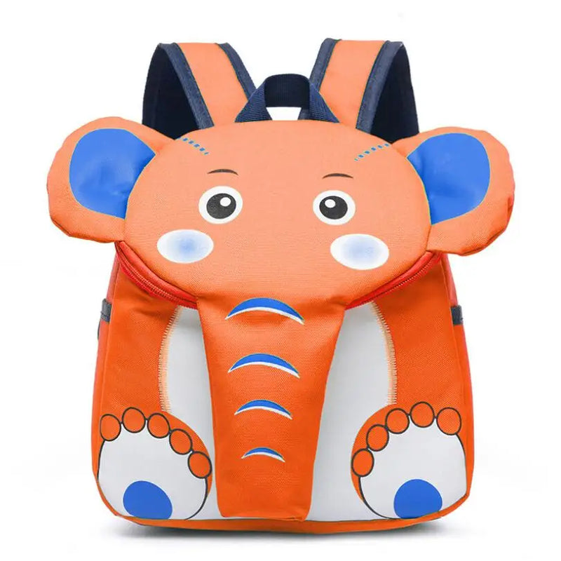 3D Cartoon Animal Elephant Kids Backpack
