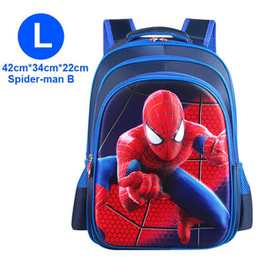 Kids Heroes School Bag 3D Baby Boys Backpack
