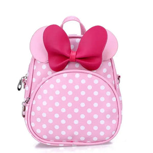 Cute Cartoon Bow Tie Girl's School Backpack
