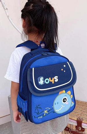 Kids Cartoon Backpack Large Capacity School Bag