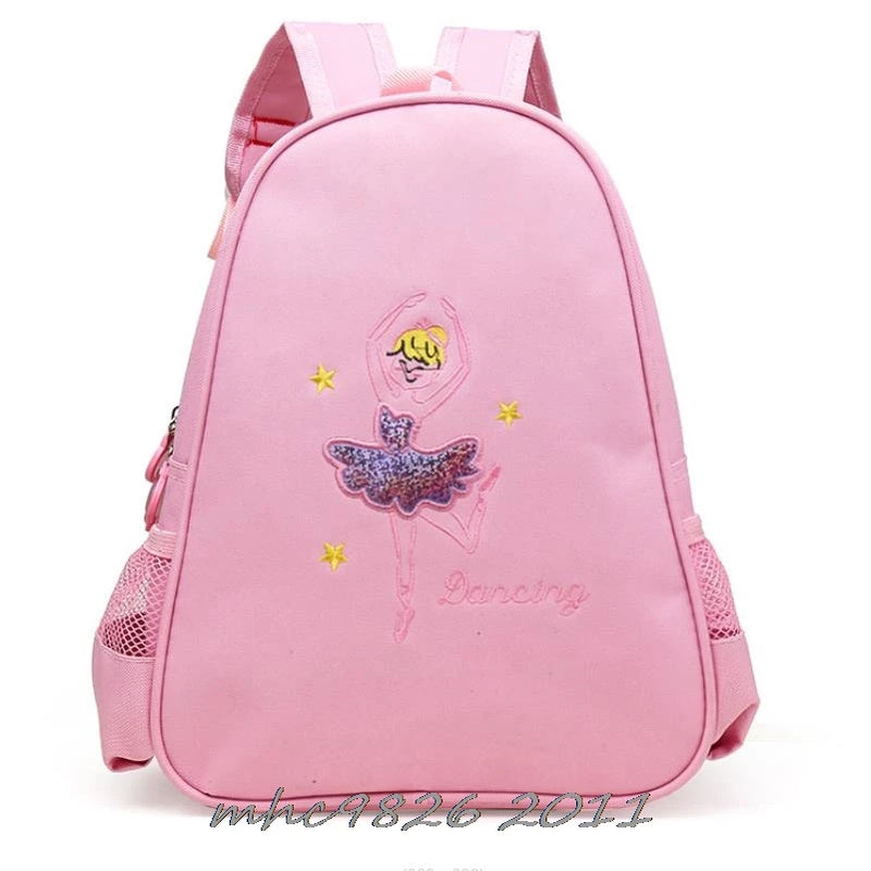 Girls Princess Dance Backpack Bag Shoulder Dance Latin Ballet Gym Schoolbag