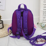 Children Cartoon Rocket Backpack Kindergarten Anti-lost Schoolbag