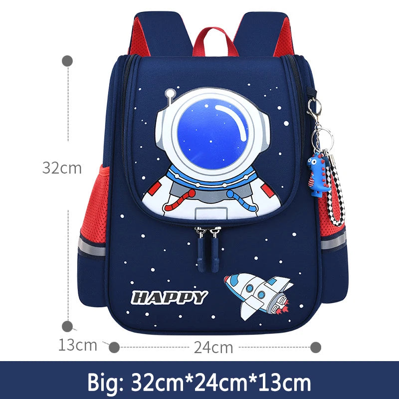 Kids Astronaut Printing Backpack School Bag for Boys and Girls