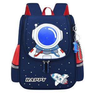 Kids Astronaut Printing Backpack School Bag for Boys and Girls