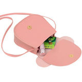 Kids Crossbody Shoulder Bag Cartoon Mini Leather Package Lovely Bowknot Gift