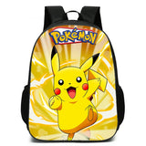 Kids Cartoon Backpack 16-inch School Bag for Grades 1-3
