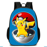 Kids Cartoon Backpack 16 inch Primary School Bag Boys Girls Grades 1-3