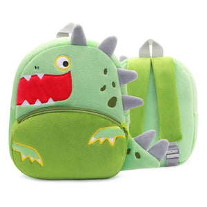 Kids Unicorn Dinosaur Animal Plush Backpack Kindergarten Mini School Bag
