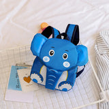 Children Elephant School Bag Backpack Kids Cartoon Knapsack