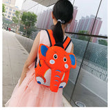 Children Elephant School Bag Backpack Kids Cartoon Knapsack