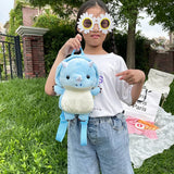 Kids Dinosaur Plush Backpack 3D Mini Bag for Boys Girls