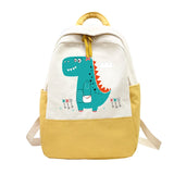 Kids Dino Backpack Canvas Anime Laptop Bag Boys Girls School Shoulder