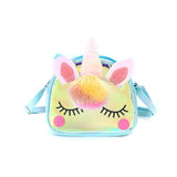 Children Unicorn Animals Messenger Shoulder Bag Cosmetic Mobile Storage Pouch