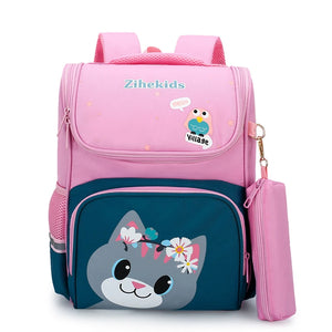 Orthopedic 3D Cartoon School Backpack For Kids