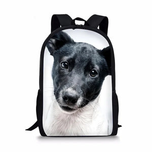 Kids Casual Labrador Dog Laptop Backpack Bookbag