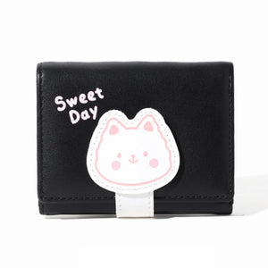 Children Trifold Mini Purse Animal Print Wallet