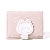 Children Trifold Mini Purse Animal Print Wallet