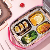 Kids Cartoon Lunch Bag Insulated Thermal Box for School Picnic Travel
