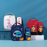 Kids Cartoon Lunch Bag Insulated Thermal Box for School Picnic Travel