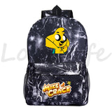 Anime School Backpack Boys Girls Cartoon Bookbag Kids Daypack
