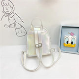 Mini Cartoon Unicorn Backpack Kids Kindergarten Hologram School Bag
