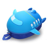3D Cartoon Airplane Kindergarten Backpack for Girls Boys