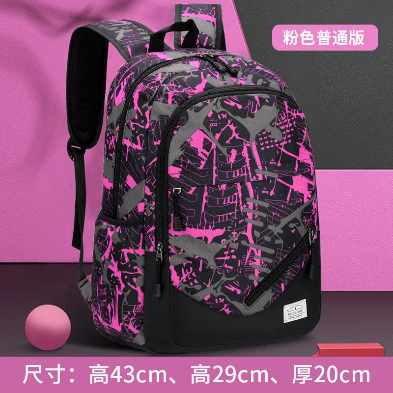 Children Orthopedic School Bag for Boys and Girls, Waterproof Book Bag