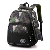 Boys Waterproof Camouflage Backpack for School
