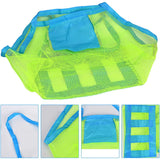 Kids Portable Mesh Sand Bag Travel Organizer Large Beach Towel Cosmetic Bag