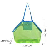 Kids Portable Mesh Sand Bag Travel Organizer Large Beach Towel Cosmetic Bag