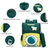 Orthopedic School Bag for Kids Large Capacity Waterproof Backpack