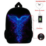 3D Butterfly Backpack High Capacity Girls School Bag